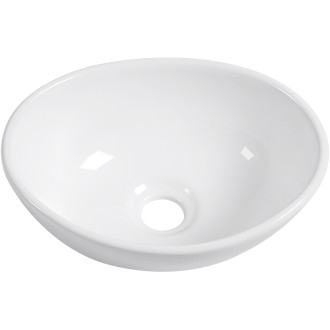 CERANO Keramické umyvadlo na desku Santo - bílá lesklá - 36x29,5 cm CER-476999