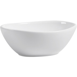 CERANO Keramické umyvadlo na desku Santo - bílá lesklá - 36x29,5 cm CER-476999