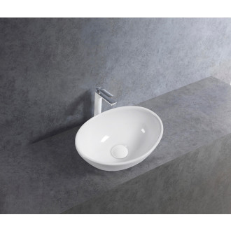 CERANO Keramické umyvadlo na desku Santo - bílá lesklá - 36x29,5 cm CER-476999