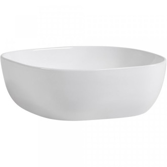 CERANO - Umyvadlo keramické Sano - na desku - bílá lesklá - 42,5x42,5 cm