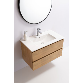 CERANO - Umyvadlo keramické Todo - nábytkové - bílá lesklá - 81x46,5 cm