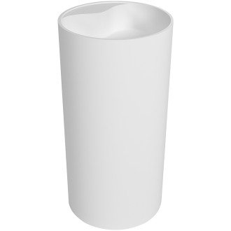 CERANO - Umyvadlo z litého mramoru Soho - volně stojící - bílá matná - 45x90 cm