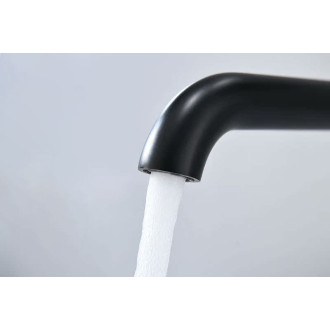 CERANO - Umyvadlová podomítková  baterie Tiziana - box - černá matná