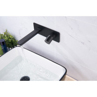 CERANO - Umyvadlová podomítková baterie Gina - box - černá matná