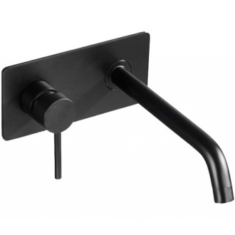 CERANO - Umyvadlová podomítková baterie Tiziana - box - černá matná