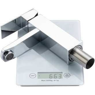 CERANO - Umyvadlová stojánková baterie Elma - nízká - chrom