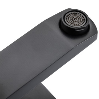 CERANO - Umyvadlová stojánková baterie Elma - vysoká - černá matná