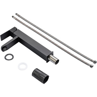 CERANO - Umyvadlová stojánková baterie Elma - vysoká - černá matná