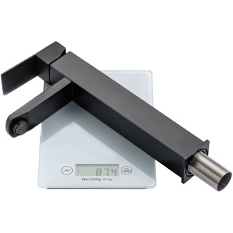 CERANO - Umyvadlová stojánková baterie Elma - vysoká - černá matná