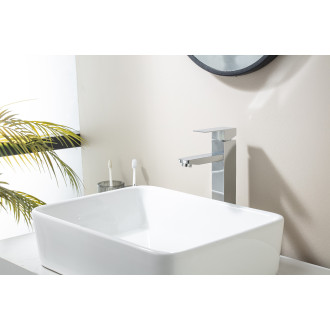 CERANO - Umyvadlová stojánková baterie Elma - vysoká - chrom