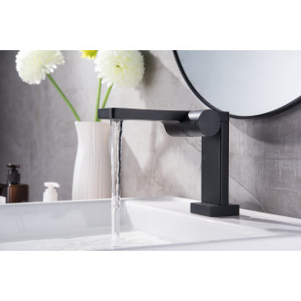 CERANO - Umyvadlová stojánková baterie Gina - nízká - černá matná