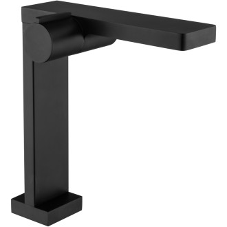 CERANO - Umyvadlová stojánková baterie Gina - vysoká - černá matná