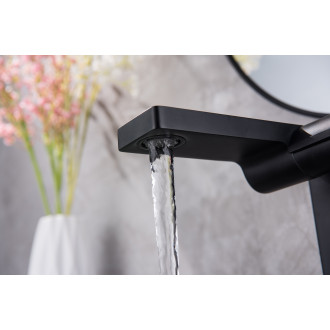 CERANO - Umyvadlová stojánková baterie Gina - vysoká - černá matná