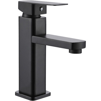 CERANO - Umyvadlová stojánková baterie Lorena - nízká - černá matná