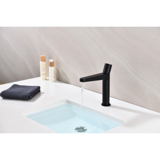 CERANO - Umyvadlová stojánková baterie Loreta - nízká - černá matná