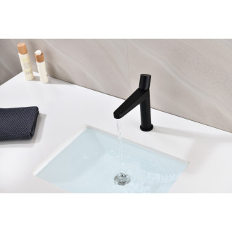 CERANO - Umyvadlová stojánková baterie Loreta - nízká - černá matná