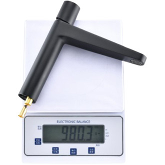 CERANO - Umyvadlová stojánková baterie Loreta - nízká - černá matná