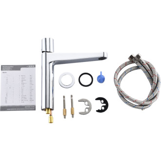 CERANO - Umyvadlová stojánková baterie Loreta - nízká - chrom