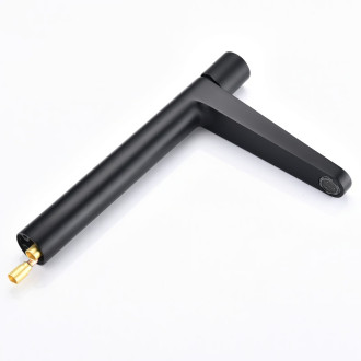 CERANO - Umyvadlová stojánková baterie Loreta - vysoká - černá matná