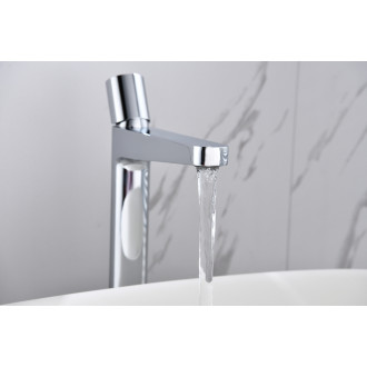 CERANO - Umyvadlová stojánková baterie Loreta - vysoká - chrom