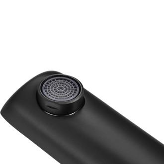 CERANO - Umyvadlová stojánková baterie Nicoleta - vysoká - černá matná