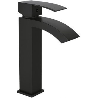 CERANO - Umyvadlová stojánková baterie Octavia - nízká - černá matná