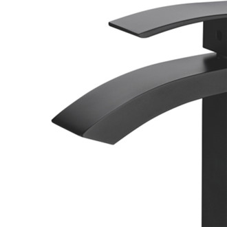 CERANO - Umyvadlová stojánková baterie Octavia - vysoká - černá matná