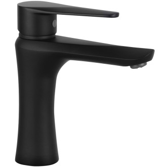 CERANO - Umyvadlová stojánková baterie Sabrina - nízká - černá matná