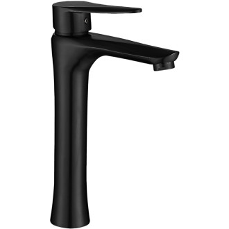 CERANO - Umyvadlová stojánková baterie Sabrina - vysoká - černá matná