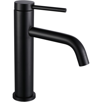 CERANO - Umyvadlová stojánková baterie Selma - nízká - černá matná