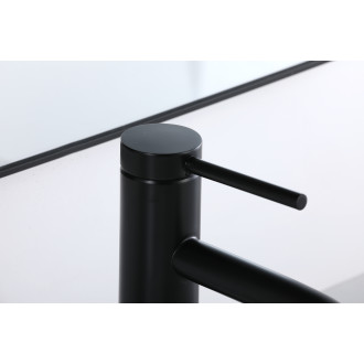 CERANO - Umyvadlová stojánková baterie Selma - vysoká - černá matná