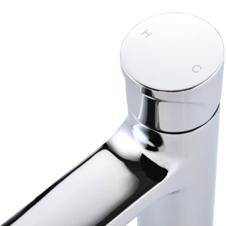 CERANO - Umyvadlová stojánková baterie Tondo - nízká - chrom