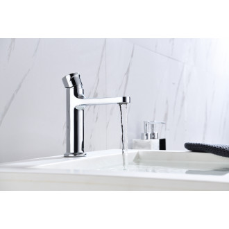 CERANO - Umyvadlová stojánková baterie Tondo - nízká - chrom