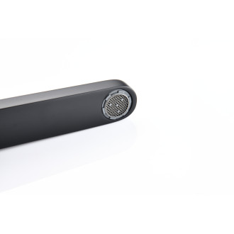 CERANO - Umyvadlová stojánková baterie Tondo - vysoká - černá matná