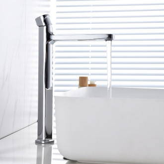 CERANO - Umyvadlová stojánková baterie Tondo - vysoká - chrom