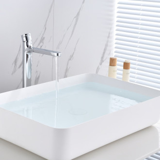 CERANO - Umyvadlová stojánková baterie Tondo - vysoká - chrom