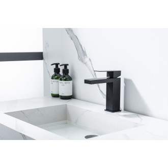 CERANO - Umyvadlová stojánková baterie Velar - nízká - černá matná