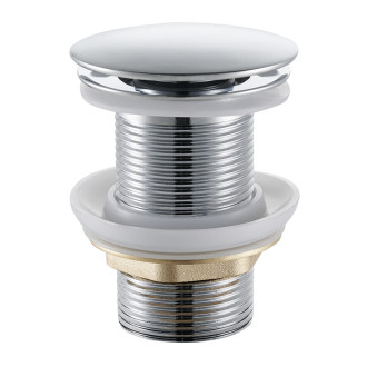 CERANO - Umyvadlová výpusť - 5/4“ click-clack bez přepadu - 10/60mm - chrom