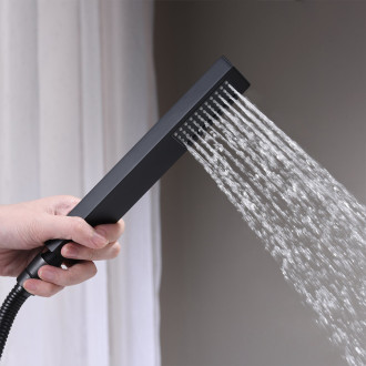 CERANO Volně stojící vanová baterie Celeste černá mat CER-428716