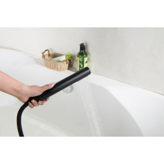 CERANO - Vanová baterie volně stojící Ottavia - černá matná