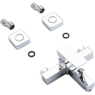 CERANO - Vanová nástěnná baterie Elma - chrom