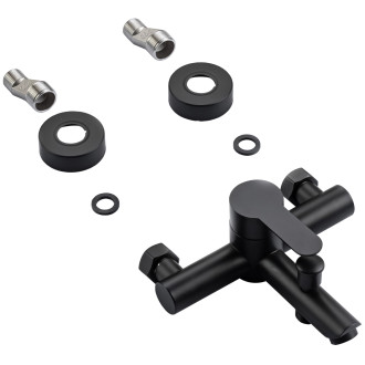 Vanová nástěnná baterie Sensa - černá matná TU-481717