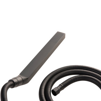 CERANO - Vanová páková baterie na okraj vany Forea - černá matná