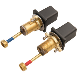 CERANO - Vanová páková baterie na okraj vany Forea - černá matná