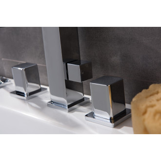 CERANO - Vanová páková baterie na okraj vany Forea - chrom