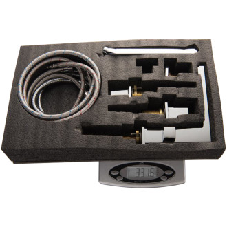 CERANO - Vanová páková baterie na okraj vany Forea - chrom