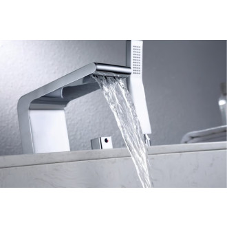 CERANO - Vanová páková baterie na okraj vany Vespa - chrom