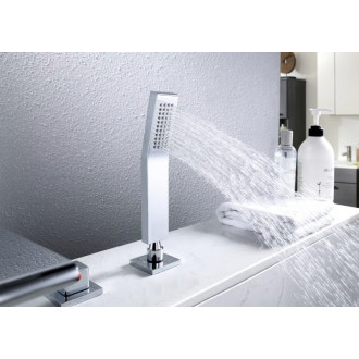 CERANO - Vanová páková baterie na okraj vany Vespa - chrom