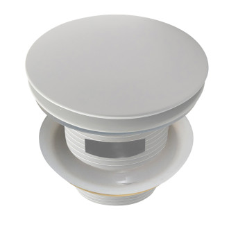 CERANO - Vanová výpusť click-clack s přepadem - bílá matná