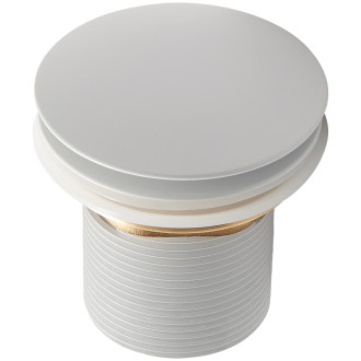 CERANO - Vanová výpusť  - 6/4 " - click-clack s přepadem - bílá matná